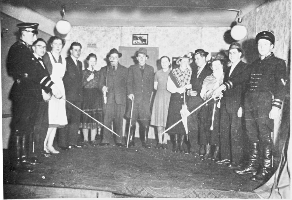 Gruppenfoto der Aktiven Spieler von 1951 oder 1953